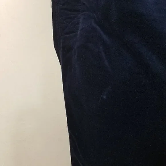 J Brand ZION Blue Velour Velvet Stretch Jeans Size 28 - Picture 4 of 9